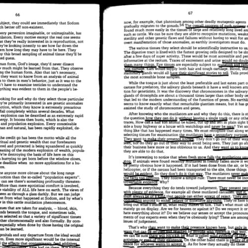 Elusividad de Cattle Mutilations and Elusivenes, the unthinkable thing. Por Frederik W. Smith (1976) - Imagen 1