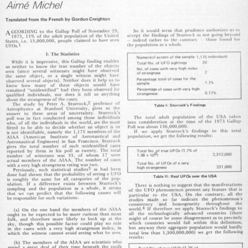 Elusividad y Aimé Michel con UFO Elusiveness (FSR 1975 V21N5) - Imagen 1
