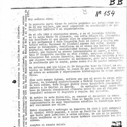 Carta de Fernando Eguizabal sobre Ummo N 609 - Imagen 1