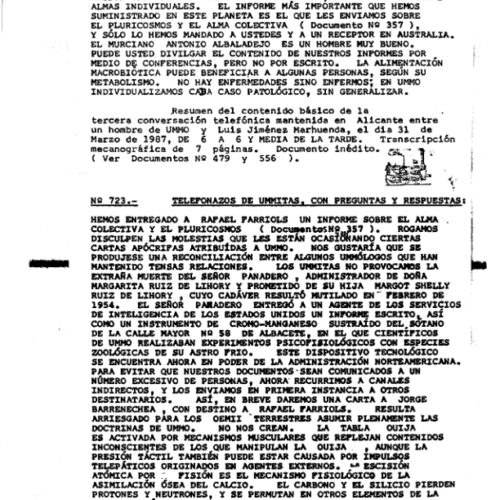 Cartas de Ummo (2) recibidas en Sevilla por Ignacio Darnaude Rojas-Marcos - Imagen 1