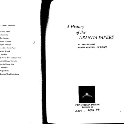 Urantia Papers History - Imagen 1