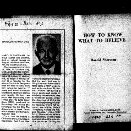 Urantia y Harold Sherman - Imagen 1