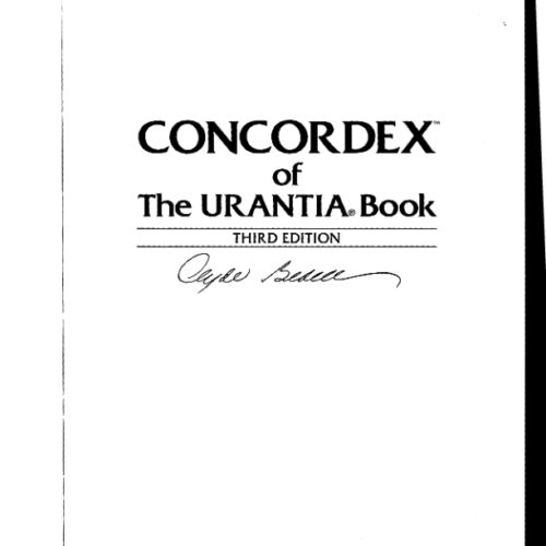 Concordex of the Urantia book - Imagen 1