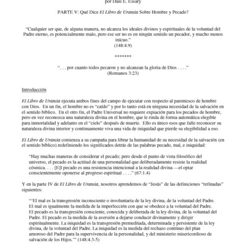 Urantia sobre hombre y pecado - Imagen 1