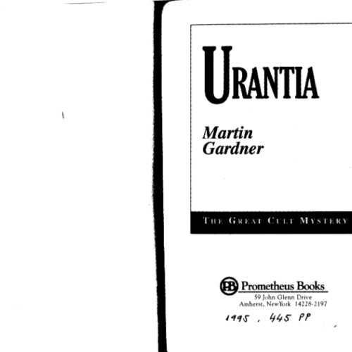 Urantia book y Martin Gadner - Imagen 1