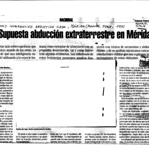Abducción en Mérida en 1976 - Imagen 1