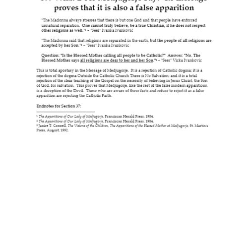 False Apparitions Medjugorje - Imagen 1
