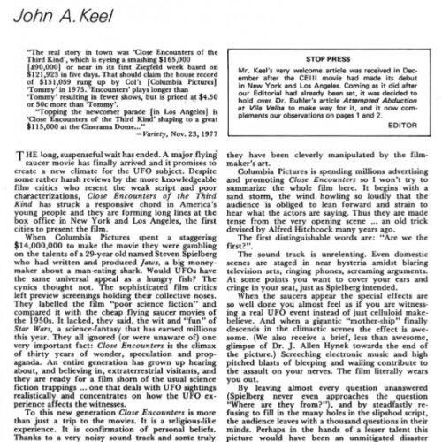 Close encounters of religious kind por Keel FSR77V23N4 - Imagen 1