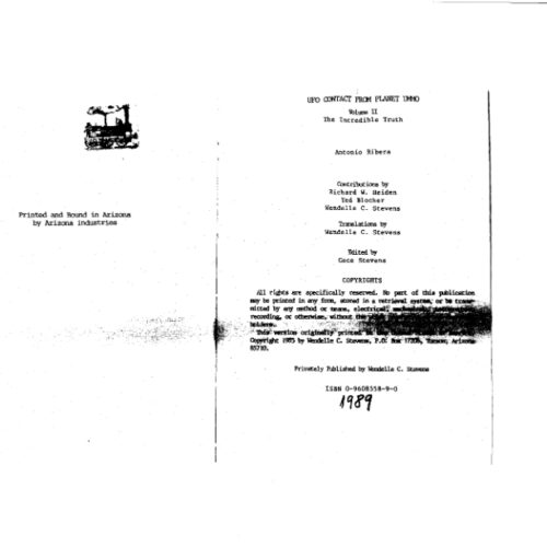 Stevens Ummo Affair - Imagen 1