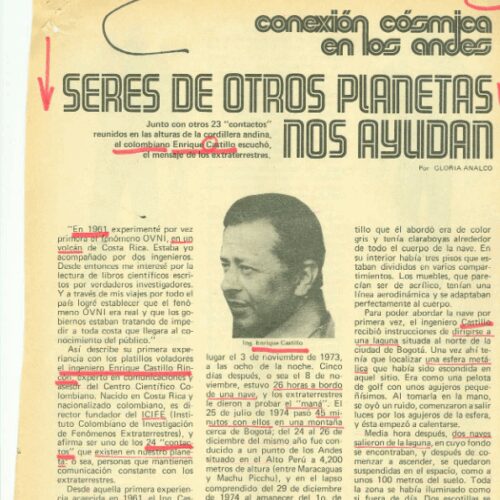 Castillo Rincon,Contacto E.T. 1961,I - Imagen 1