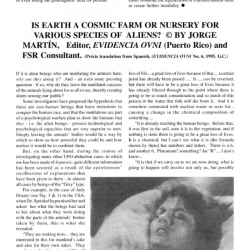 Doraty,Judy,Alien Contacts,J.Martin,FSR2002V47N2 - Imagen 1