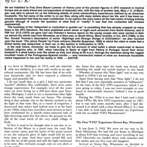 GLK,Contact E.T. 1944,Wisconsin,FSR1985V31N1 - Imagen 1