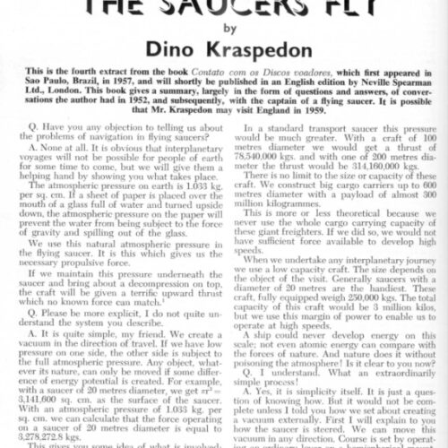 Kraspedon,Why Saucers Fly,etc,FSR58V4N6 - Imagen 1