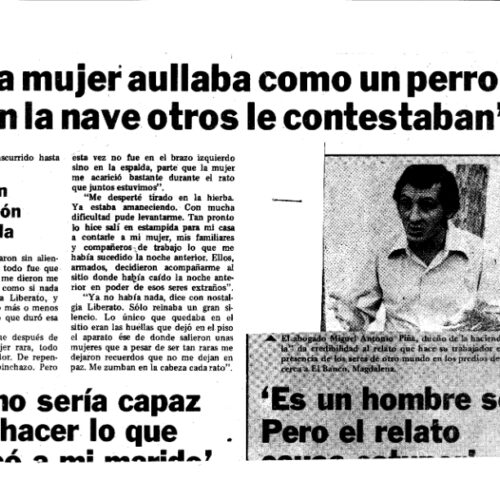 Liberato Quintero,Contacto E.T.1976,Colombia-2. - Imagen 1