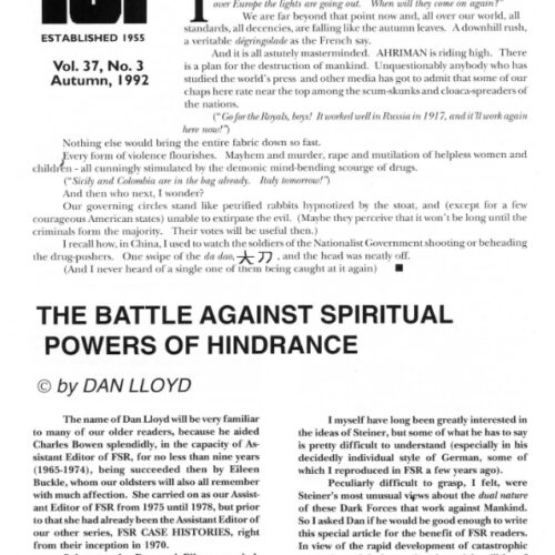 Lloyd,Battle Against Spiritual Powers,FSR92V37N3 - Imagen 1