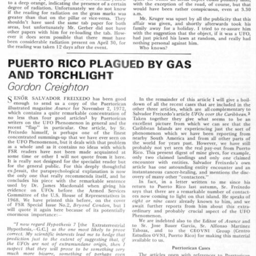 Maldonado Quinyones,Gradys,Contacts E.T. 1972,Puerto Rico,FSR-CH 1973 N 17 - Imagen 1