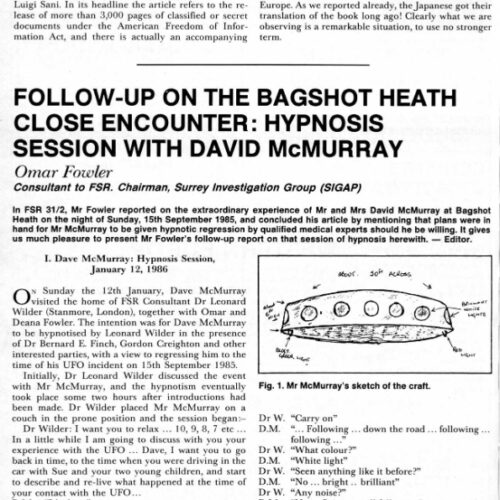 McMurray,David,Contact 1985,England,Fowler-2,FSR86V31N6 - Imagen 1
