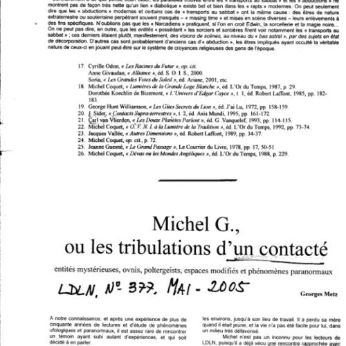 Michel G.,Contacto E.T. - Imagen 1
