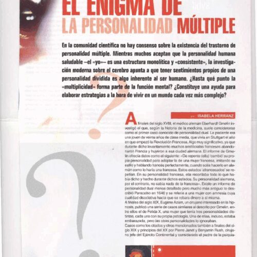 Posesion y Personalidad Multiple - Imagen 1