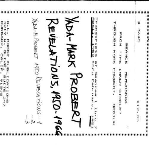 Probert-Yada,Revelations - Imagen 1
