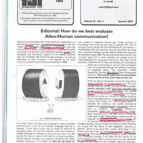Alien-Human Communications,FSR2007V52N3 - Imagen 1