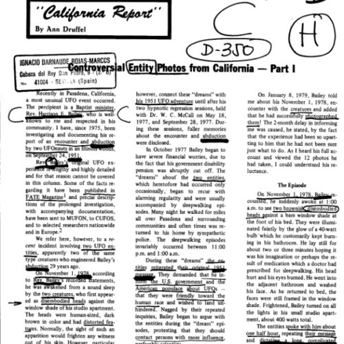 Bailey,Contact E.T. 1951,Ann Druffel-2 - Imagen 1