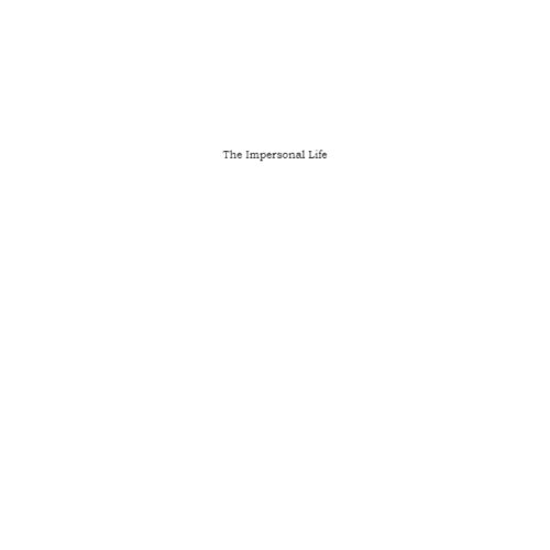 Benner,The impersonal life - Imagen 1