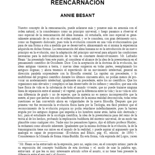 Besant,Reencarnacion - Imagen 1