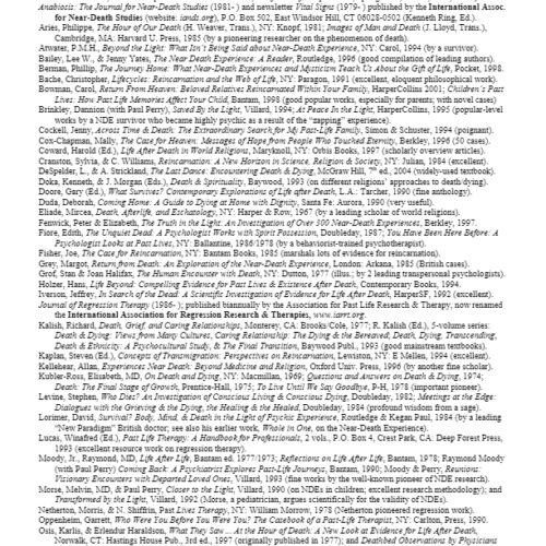 Books on death,afterlife,the beyond,past lives. Bibliography,Timothy Conway - Imagen 1
