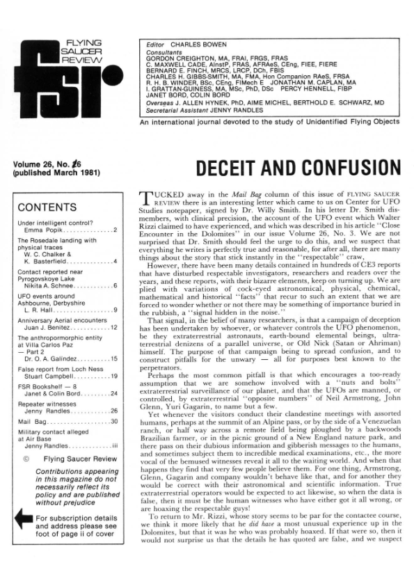 Bowen,UFO Deceit and Confusion,FSR81V26N6-thumbnail