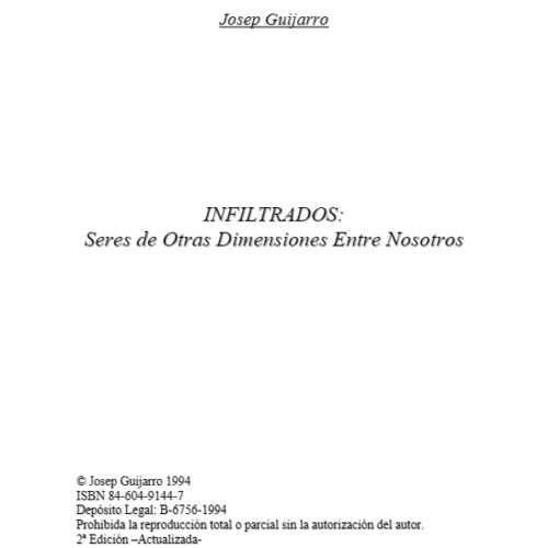 Contacto E.T. , Infiltrados - Imagen 1