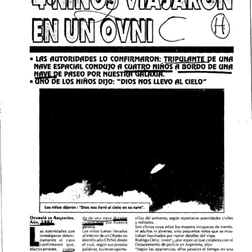 Contacto E.T.1987,Ninos en OVNI - Imagen 1