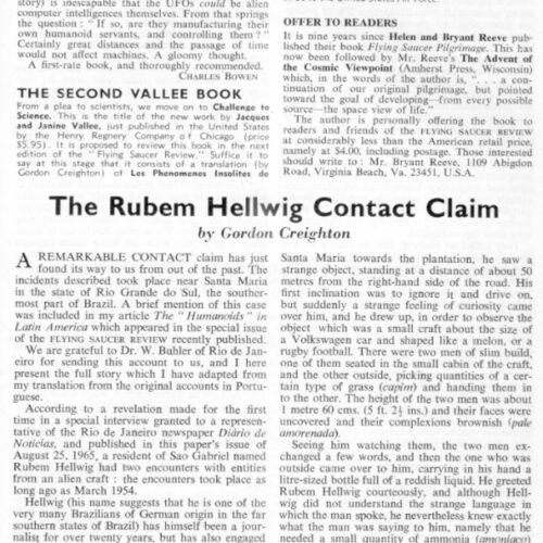 Creighton,Hellwig Contact 1965,Brazil,FSR66V12N6 - Imagen 1