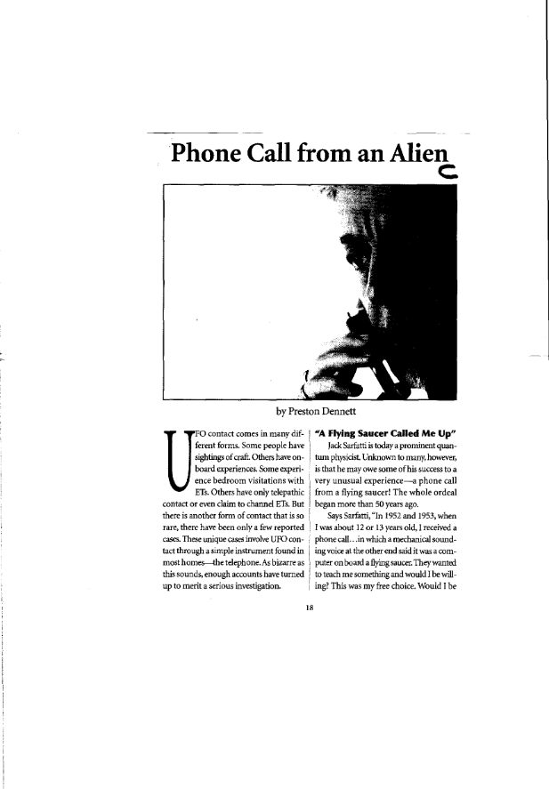 Dennett,Contacts E.T.s by Phone-thumbnail
