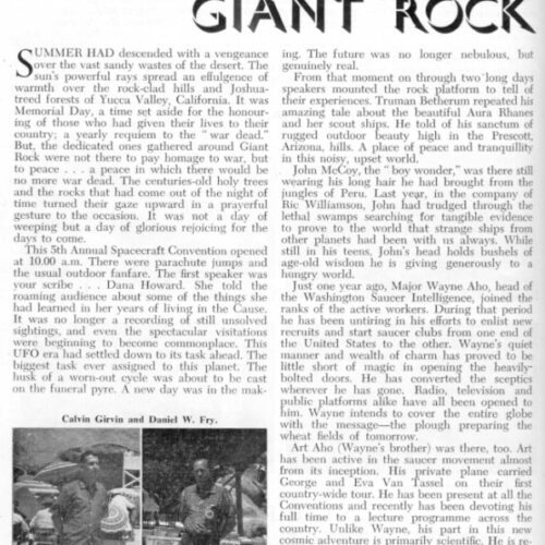Howard,Giant Rock Contactees 1958,FSR58V4N4 - Imagen 1