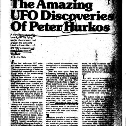 Hurkos,Peter,Contact E.T. 1941 - Imagen 1