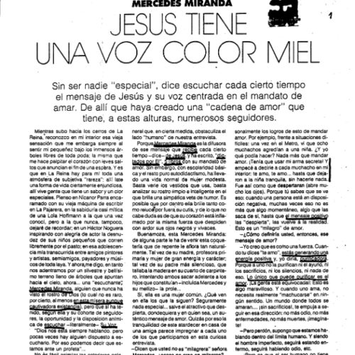 Jesus,voz color de miel - Imagen 1