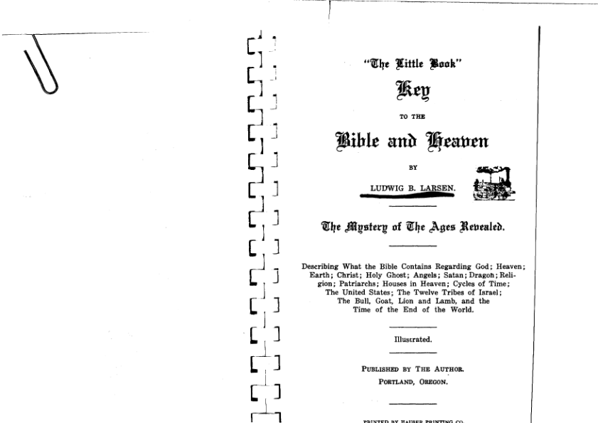 Larsen,Key to the Bible and Heaven-thumbnail