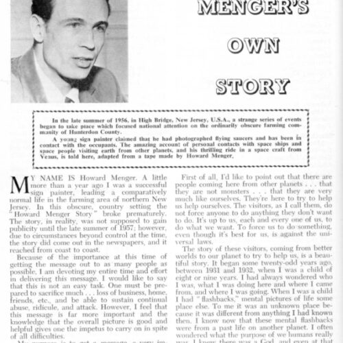 Menger Own Story,FSR 1958 V 4 N 2 - Imagen 1