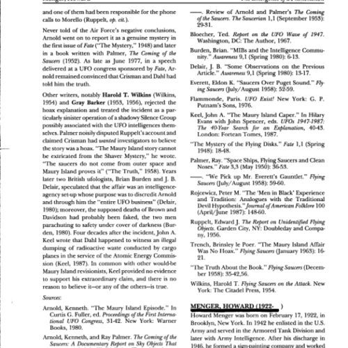 Menger,Howard,Contactee,J.Clark - Imagen 1