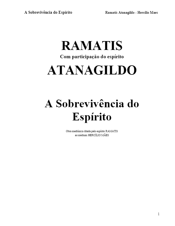 Ramatis-Atanagildo,Sobrevivencia do Espirito-thumbnail