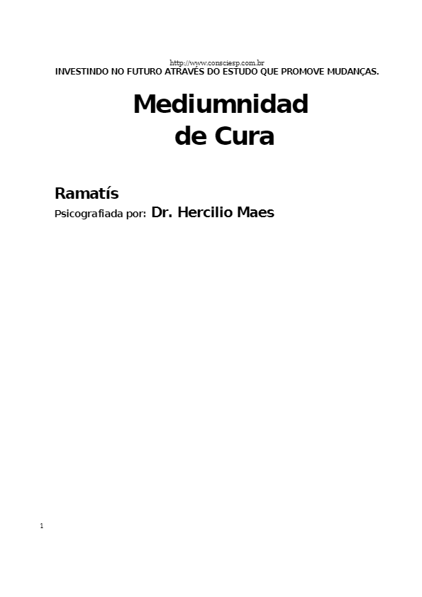 Ramatis-Hercilio Maes,Mediumnidad de Cura-thumbnail