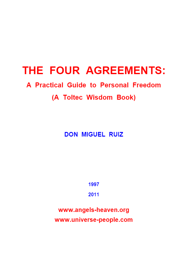 Ruiz,Toltec wisdom book,The four agreements-thumbnail