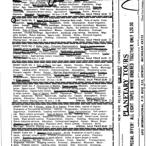 Short,Contact E.T.,Messages Tapes - Imagen 1