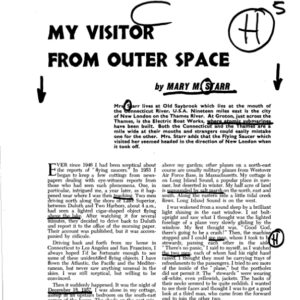 Starr, Contact E.T. 1957, Long Island