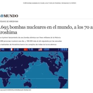 15.695 armas nucleares en el mundo,Pablo Pardo