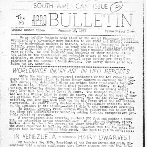 APRO Bulletin,1955,January