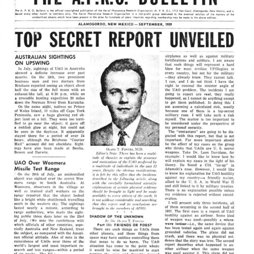 APRO Bulletin,1959,September - Imagen 1
