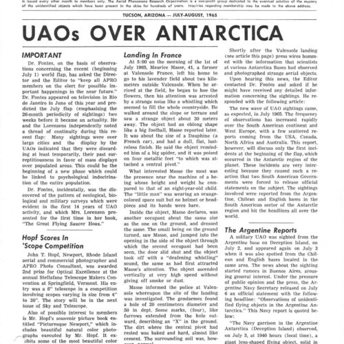 APRO Bulletin,1965,July-August - Imagen 1