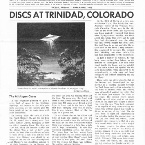 APRO Bulletin,1966,March-April - Imagen 1